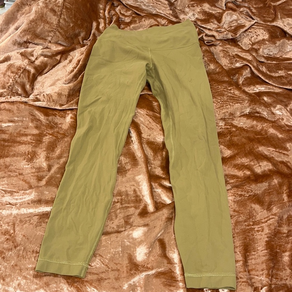 Lululemon Align Mustard Yellow 25" Leggings